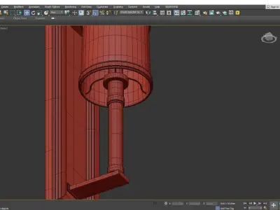 Collins Sconce Low-poly 3D model