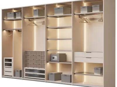 Lema wardrobe Nur 3D model