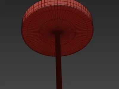 Brass Blue Glass Tube Chandelier by Hans Agne Jakobsson 3D model