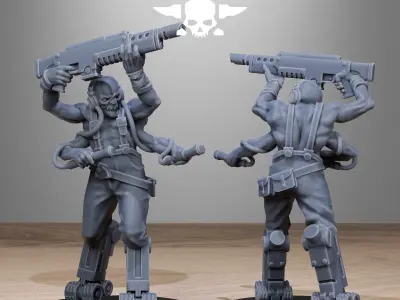 Corrupted Guard Abhumans 3D print model
