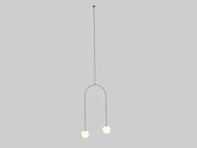 Fork Lamp  Free 3D model