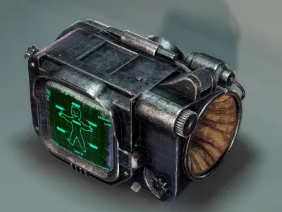 Pipboy - Fallout series Low-poly 3D model