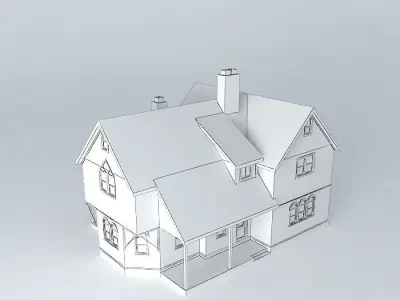 Old house during remodeling Free 3D model