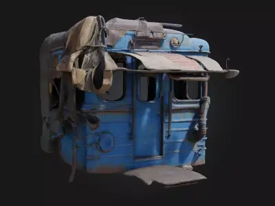 Desolate Refuge  Shelter in the Shadows 3D model