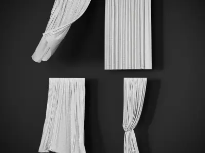 Curtains curtain 3D model