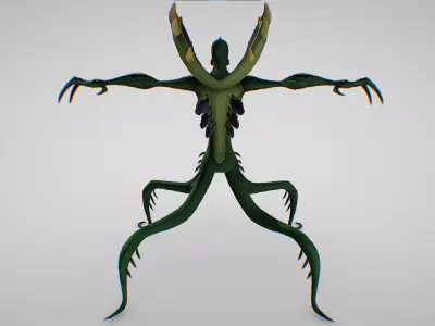 Wildvine  - DNA sample of a Florauna - Ben 10 Omniverse Low-poly 3D model