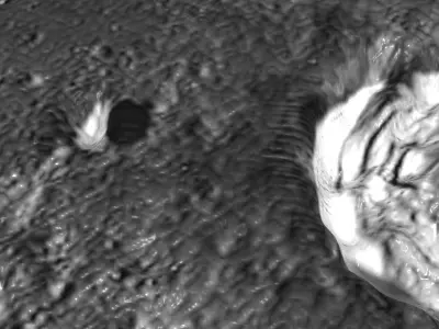 Kepler Lunar Crater 3D model