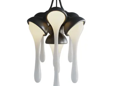 Chandelier Fluide Par Binome 3D model