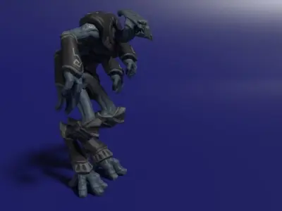 Ugo the Ugo humanoid Low-poly 3D model