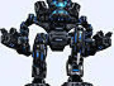 3DRT - Mech Robots Megapack  Low-poly 3D model