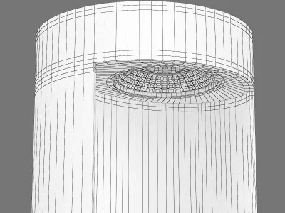 382x73 Paletto Lightstar Street Light 3D model