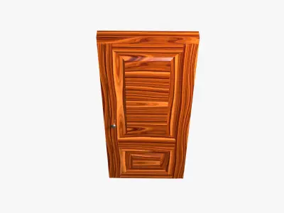 Interior Wooden Door 3D model