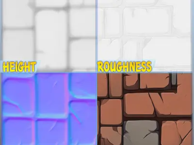 Stylized Floor Seamless Texture Texture 5