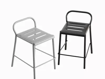 Modern Stool B 05 3D model