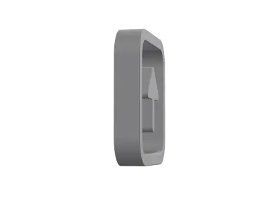 3d arrow alt square up Low-poly 3D model