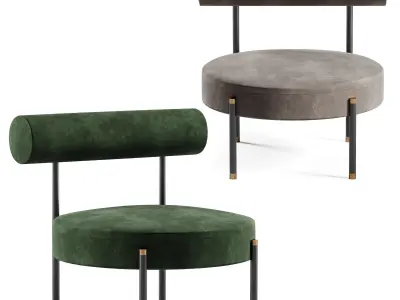  Rest Lounge Chair 3D model