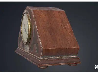 Table Clock - Clocks 1900s 3D model