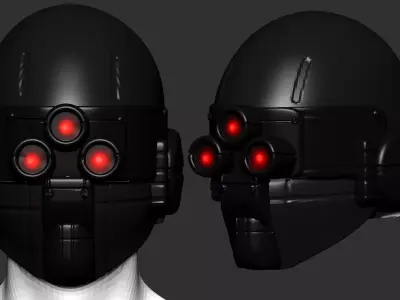 helmet high poly sculpt 3d printable 3D model 3D model 4