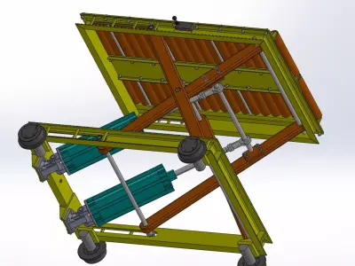 LIFTING AND CARRYING PLATFORM 3D model