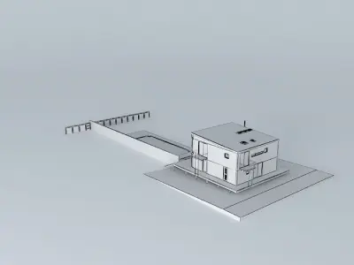 Cube Contemporary Free 3D model