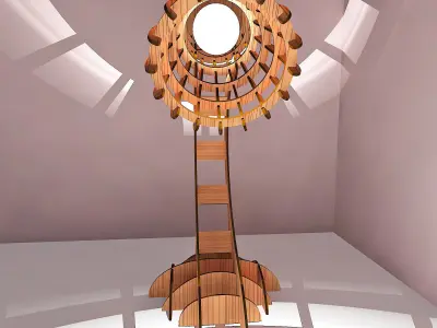 Light lamp Low-poly 3D model