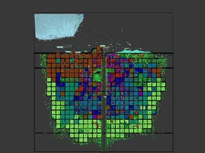 Large 3D White City 3D model