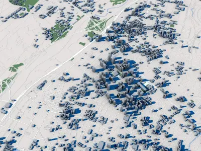 Taichung City Taiwan 3D model