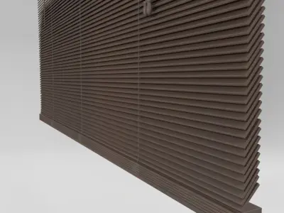 Wooden Blinds 3D model