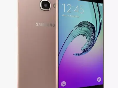 Samsung Galaxy A3 2016 Pink 3D model