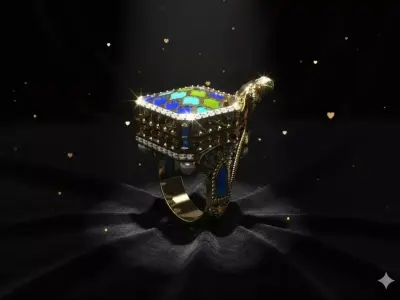 Zal and Roudabeh--orginal design 3D print model