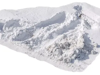 Hole in the snow 3D model