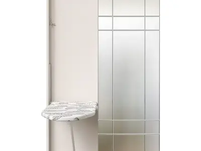 Built in ironing board 3D model