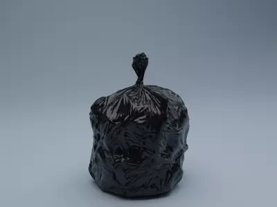 Trashbag - Small 2 Low-poly 3D model