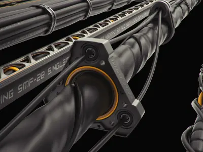 Cables and Wires set 3D model