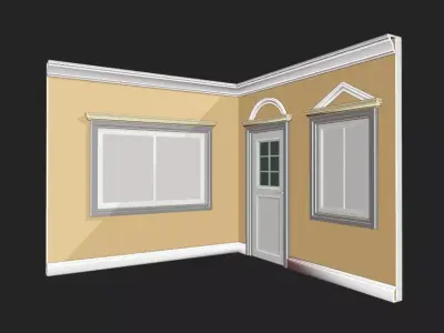 windows and doors Free 3D model