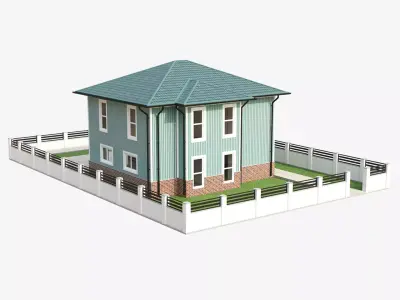 Traditional House 17 3D model