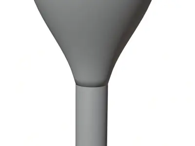 Street lamp in classic form 3D model