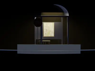 Bus Stop Collection 3D model