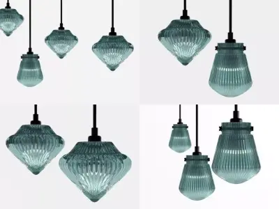 Glass Light Bead and Top 3D model