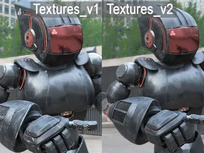 Robot v2 3D model purchase
