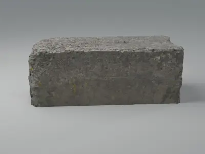 Roadblock Low-poly 3D model buy