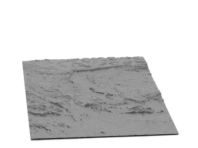 Dry Landscape  3D model
