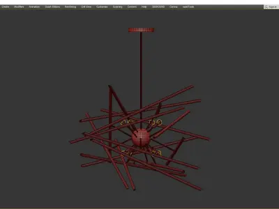 Aidan Gray Solitude Chandelier Low-poly 3D model