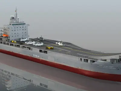  IRIS Shahid Bagheri Iranian drone carrier 