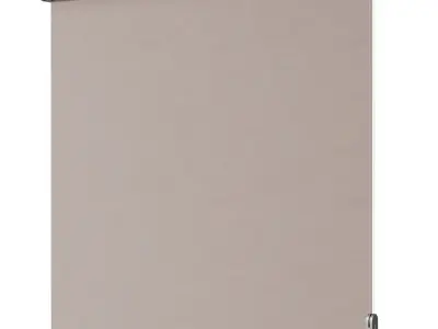 Roller blinds red collection minimal 01 Low-poly 3D model