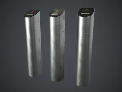 Card Capture Reader 1 PBR Game Ready Low-poly 3D model