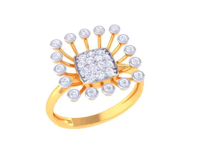  Women Ring MTL 3dm STL OBJ FBX Details 3D print model 32