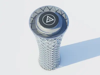 tornado tower - doha Qatar Low-poly 3D model