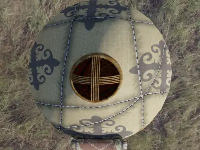 Cartoon Yurt 4 - Low Poly Game Ready Low-poly 3D model