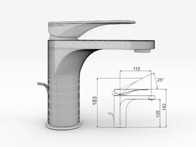 FIMA QUAD F3721 mixer 3D model
